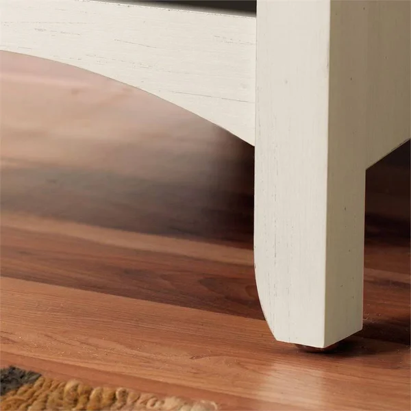 Pemberly Row Shoe Storage Bench - Antique White