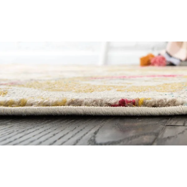 Unique Loom Sedona Beige 6 ft. x 9 ft. Area Rug