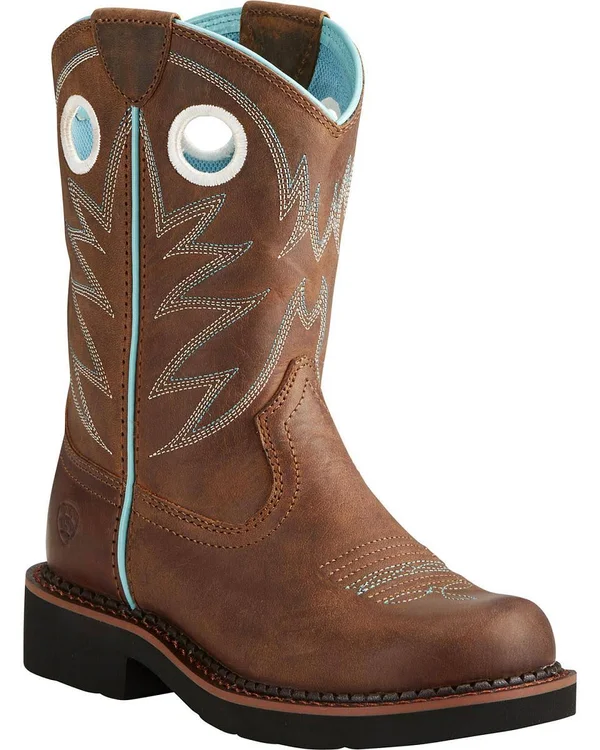 Ariat Kids Probaby Distressed Brown 4.5 - M