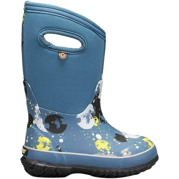 Bogs Classic Moons Boot - Kids& Dark Blue Multi, 2.0