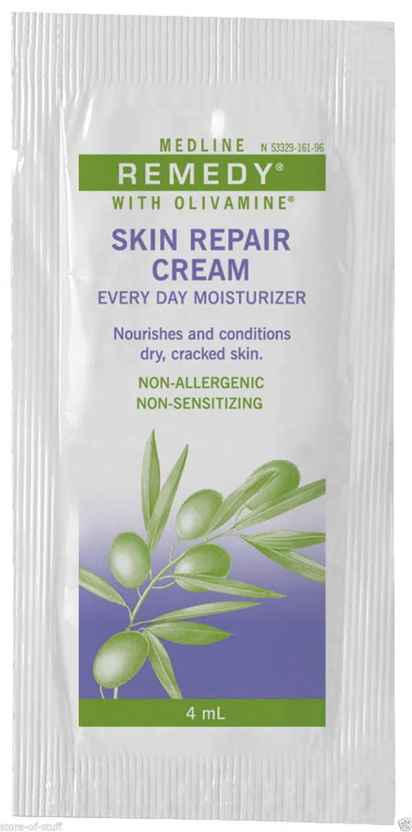 Medline Remedy Olivamine Skin Repair Cream, 0.135 Ounce, 144 Count