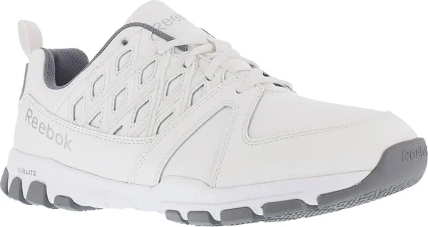 Reebok Work Sublite Work Steel Toe 6 Women's White Shoe