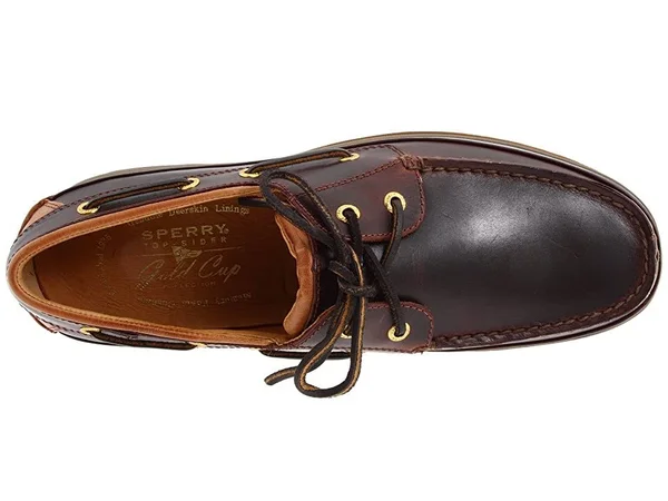 Sperry Men's Gold Cup ASV Boat Shoe Amaretto Leather 8