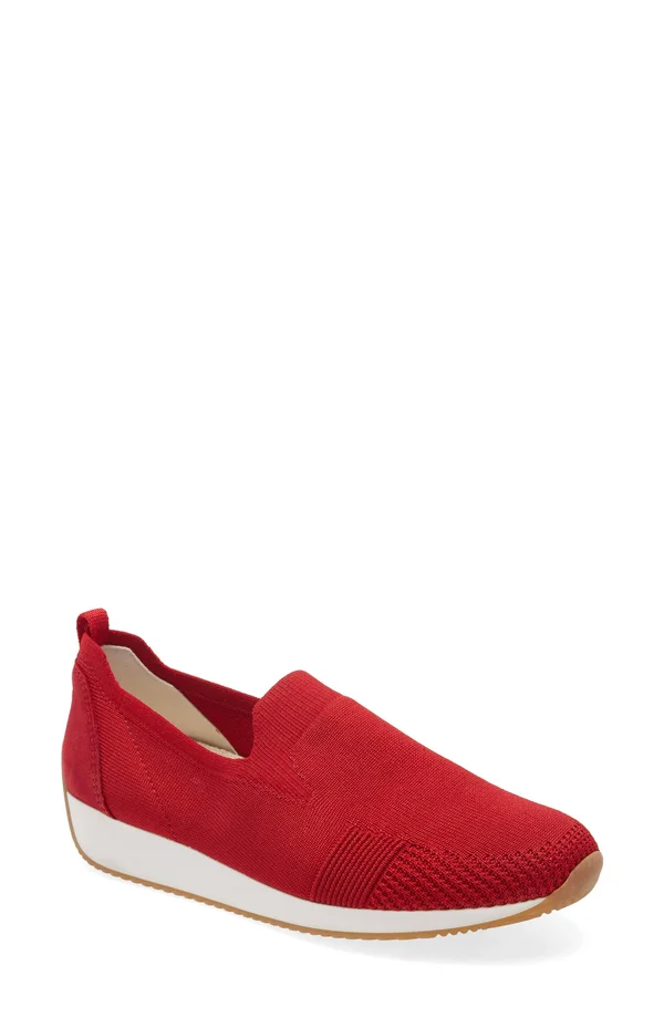 Women's Ara Leena Sneaker, Size 8 M - Red