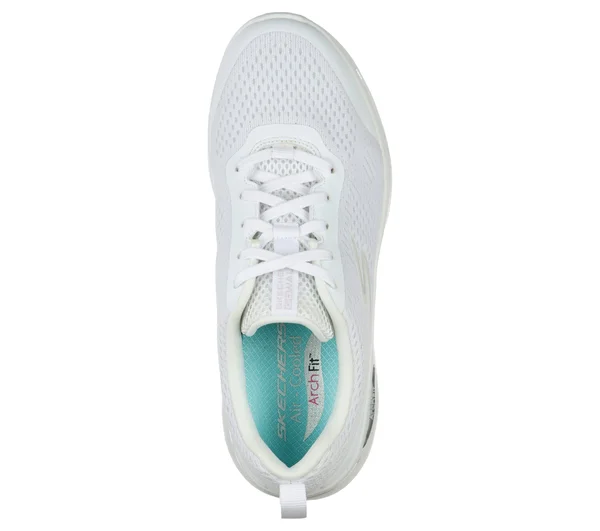 Skechers GOwalk Arch Fit - Motion Breeze White/Silver - Size 8.5