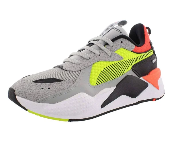 Puma RS-X Hard Drive Sneakers - 4.5 - High Rise/Yellow Alert