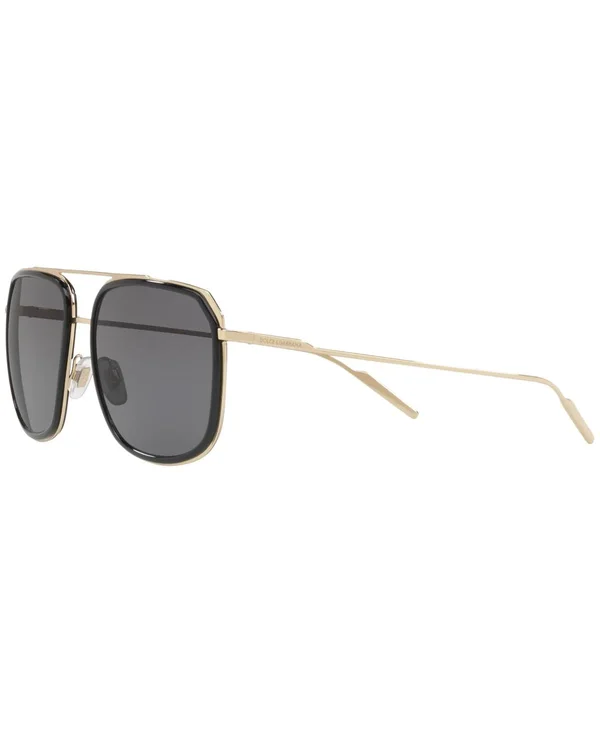 Dolce & Gabbana DG2165 Sunglasses - Black/Pale Gold (488/81)