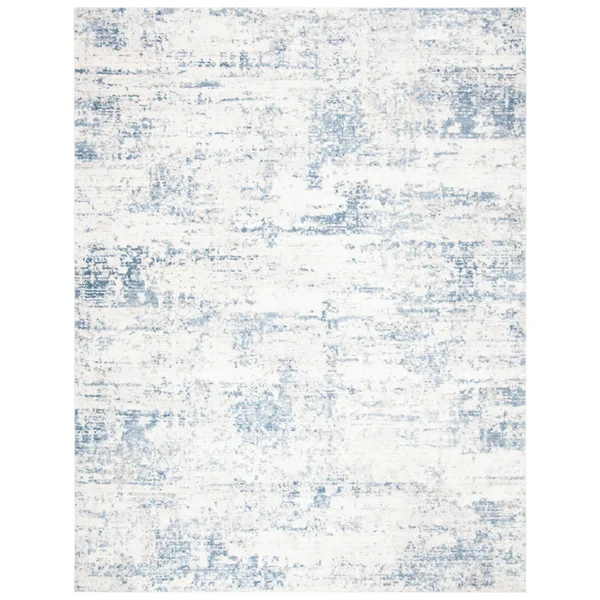 Safavieh Amelia Modern Abstract Rug - 2&2x22 x 14& Runner - Ivory/Navy