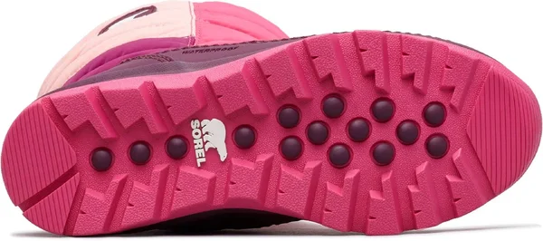 Sorel Youth Whitney Mid Boot - 5 - Rosewater - Ultra Pink