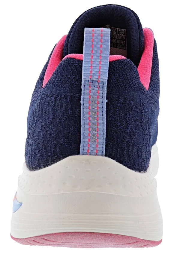 Women's Skechers Arch Fit Comfy Wave Sneaker - Size: 6.5, Black