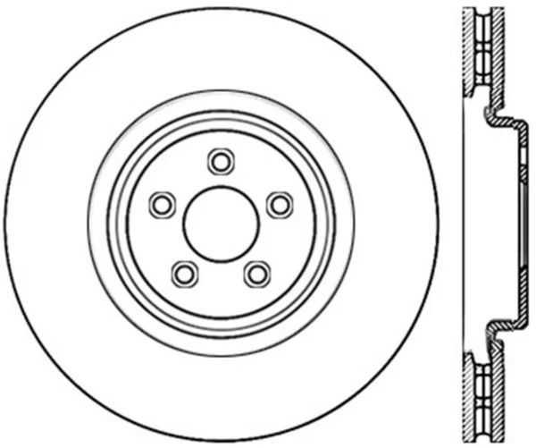 StopTech Slotted & Drilled Sport Brake Rotor (127.20023L)