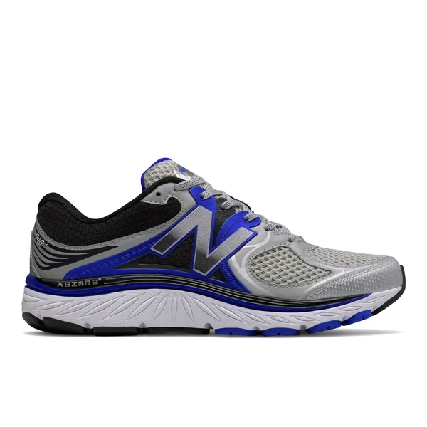 New Balance 940v3 Shoe Men's Running, Silver-Blue-Black, 12