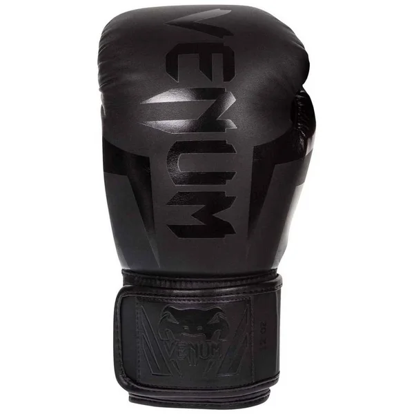 Venum Elite Boxing Gloves, Black