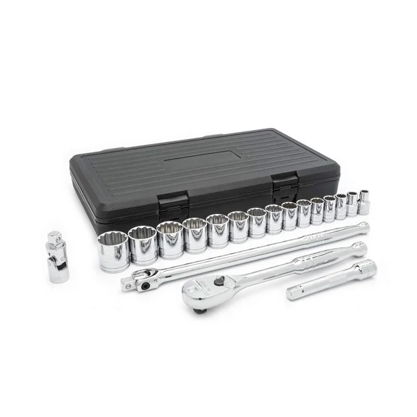 Gearwrench-80792 19 PC 1/2 in Drive 12 Point Socket Set