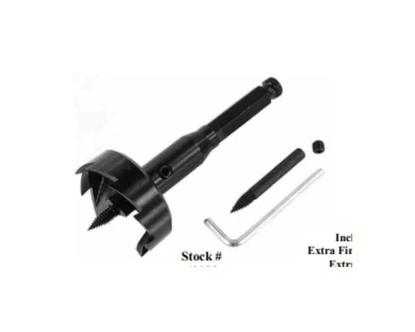 WL Fuller WF43074 Self-Feed Wood Boring Bits - SHK 7/16 Hex, CD 4-5/8