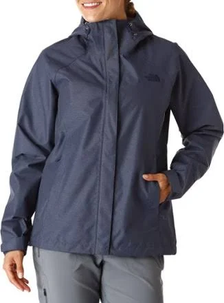 The North Face Women's Venture Jacket, Cosmic Blue Heather, XL
