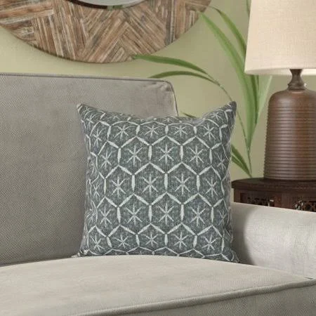Bungalow Rose Lassiter Tufted Geometric Throw Pillow Size: 26x22 H x 26x22 W - Color: Black