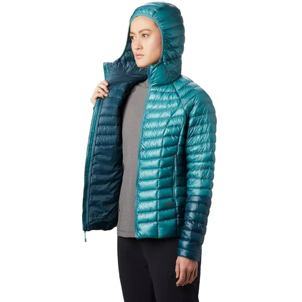 Mountain Hardwear Women's Ghost Whisperer/2 Hoody Small - Washed Turq