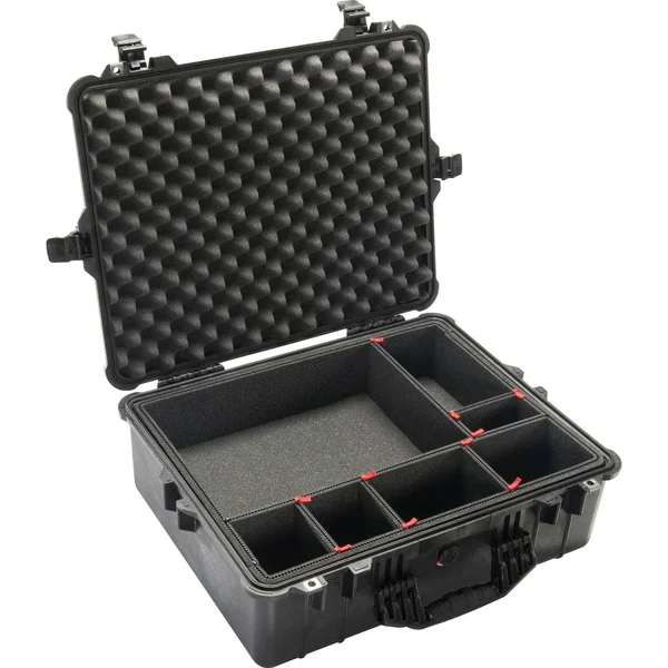 Pelican 1600 TrekPak Black Case