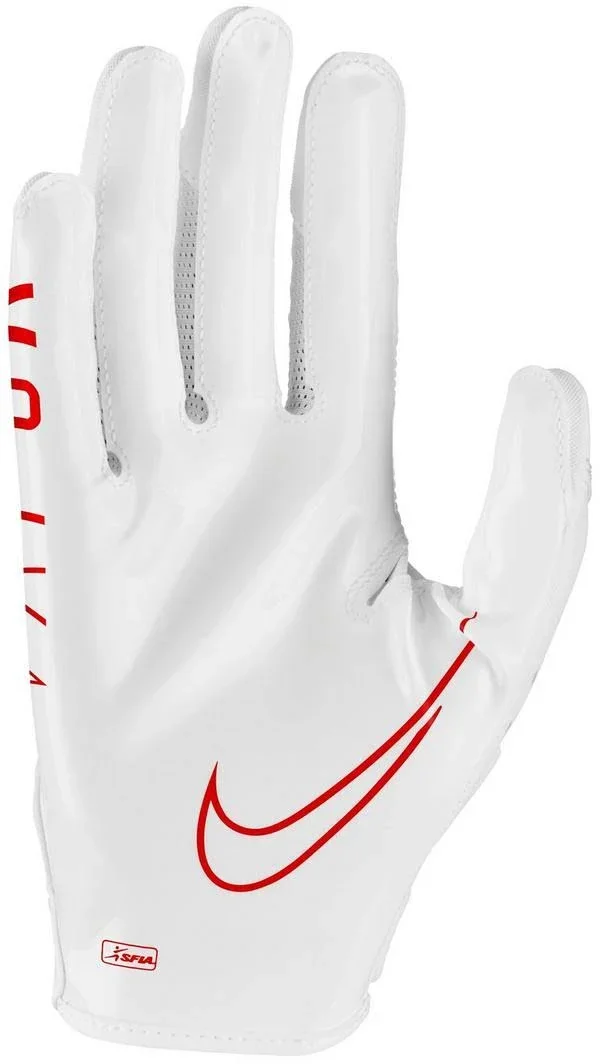 Nike Adult Vapor Jet 6.0 Receiver Gloves - Medium, White
