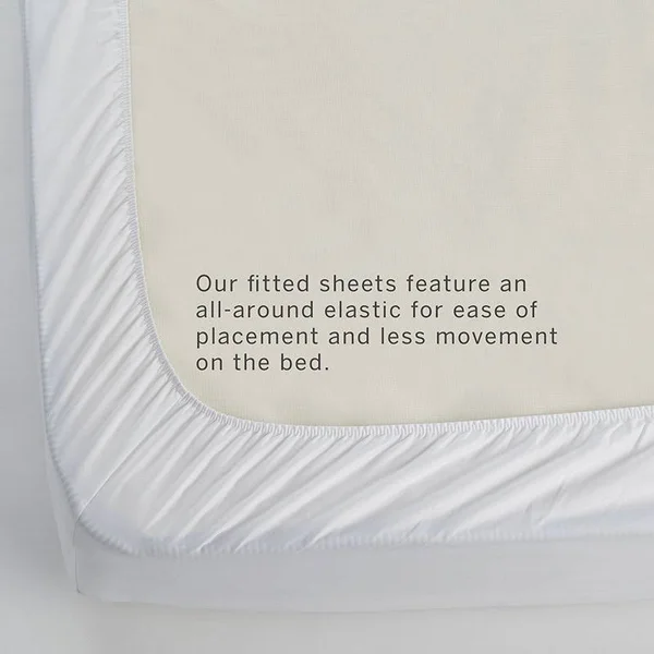 Company Cotton Bamboo Sateen Sheet Set - Tarragon - Green, Size Full, The Company Store