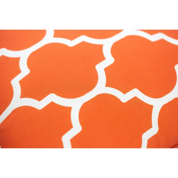Sonoma Outdoor Pillow, Lime, 17 in. Sq with PIPING - Orange