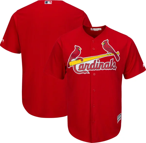 Majestic Men's St. Louis Cardinals Cool Base Jersey - Red