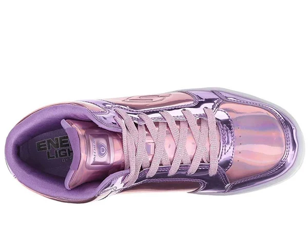 Skechers Girls& S Lights: Energy Lights - Shiny Bright Sneakers Pink 5.0L