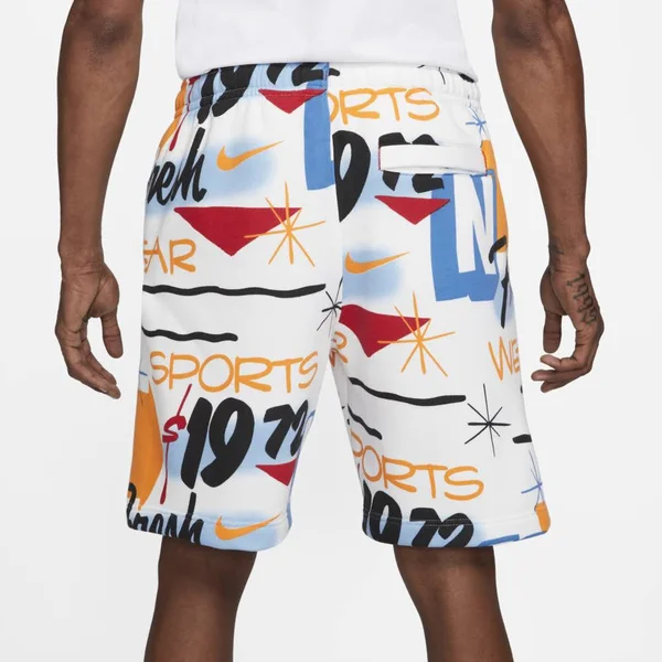 Nike Sportswear Club Fleece Men's Shorts in White - Size: Small, DJ5288-121
