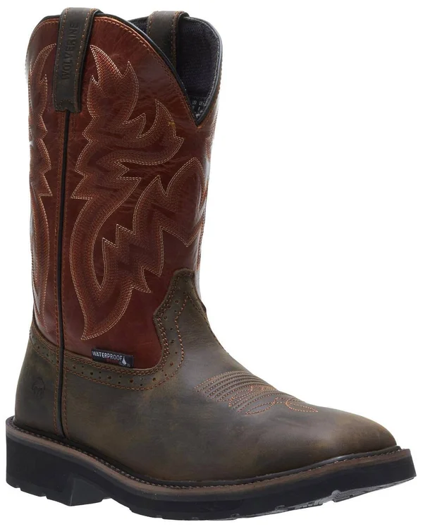 Wolverine Men's Rancher Waterproof Work Boot, Brown