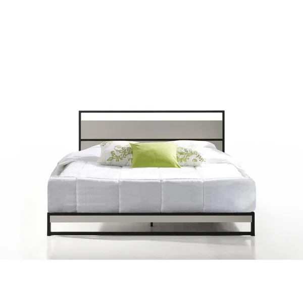 Belle Isle Furniture CEH57-0509 Eagle Harbor Queen Size Bed - Black & Natural