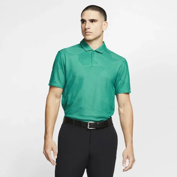 Nike Men's Tiger Woods Dri-Fit Camo Golf Polo - XL, Green