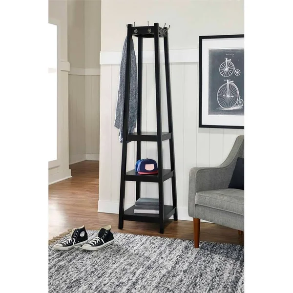 Powell Helena Coat Rack Black