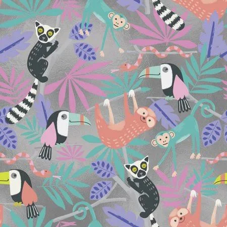 Jam Paper Industrial Size Bulk Wrapping Paper Rolls - Hanging' Out, 1/4 Ream (416 Sq ft), Sold Individually, Size: 2496 x 24