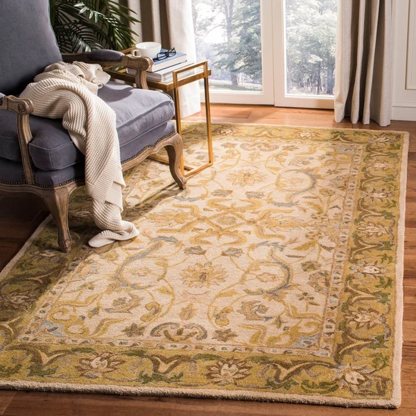Safavieh AN576B Anatolia Area Rug - Ivory, Brown: 8-ft x 10-ft