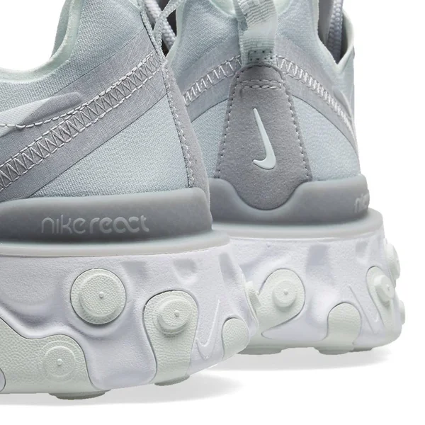 Nike Women's React Element 55 Casual Shoes in Grey Size 6.5