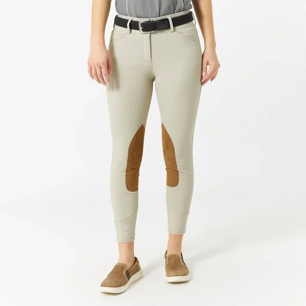 RJ Classics Gulf Low Rise Front Zip Breeches - Sand/Brown