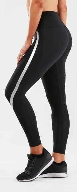 2XU Women's Hi-Rise Compression Tights Black - Silver S