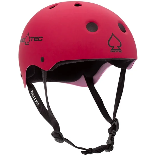Pro-Tec Classic Skate Helmet (Matte Pink, Small)
