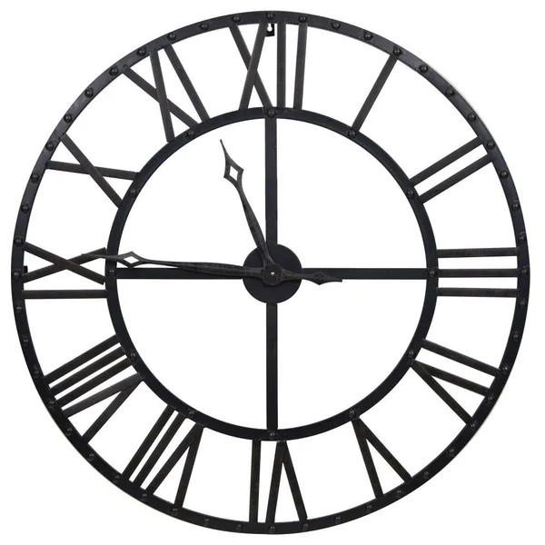 Pinnacle Analog Round Wall Clock in Black - 18FP1440E