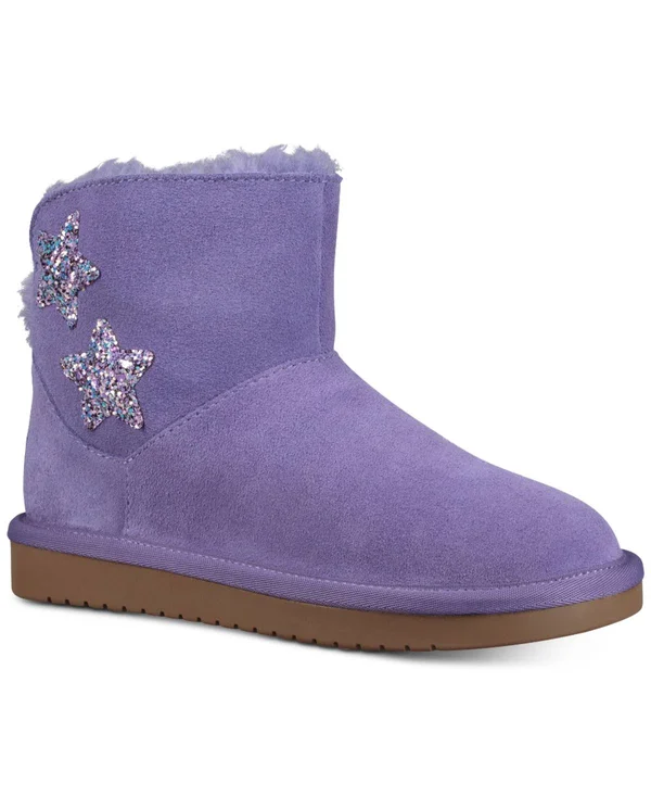 Koolaburra by Ugg - Kids& Koola Star Mini Shoes in Aster Purple - Size 3