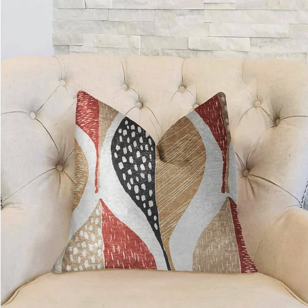 Plutus Oak Valley Multicolor Luxury Throw Pillow 22x22L x22x22W