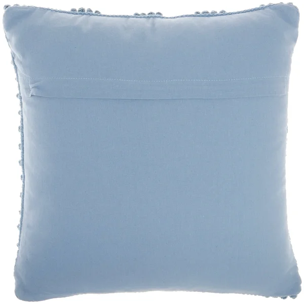 18x22x18x22 Life Styles Woven Dot Striped Square Throw Pillow Ivory - Mina Victory