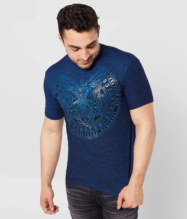 American Fighter Porter T-Shirt - Blue XX-Large, Men's