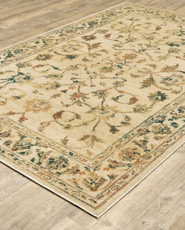 Oriental Weavers Juliette 1331V 5&3x22 x 7&3x22 Beige Area Rug
