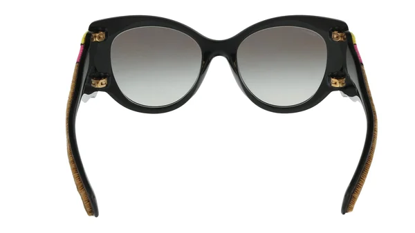 Prada PR 10Us SRJ0A7 Brown Yellow Pink