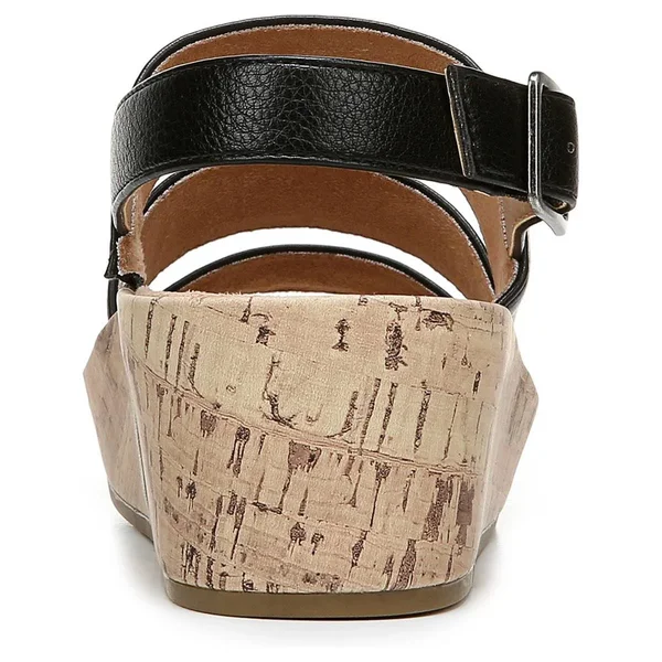 LifeStride Wynonna Wedge Sandal - Women's - Black