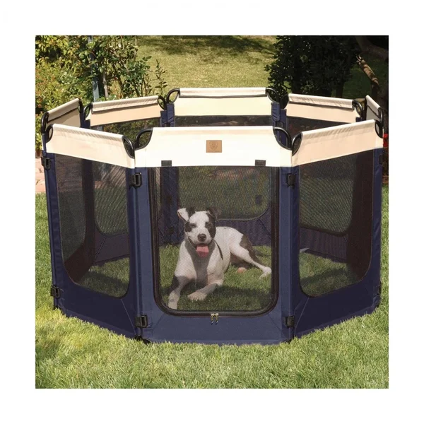 Precision Pet Premium Soft Side Dog Play Yard, 46 x 46 x 28 inches