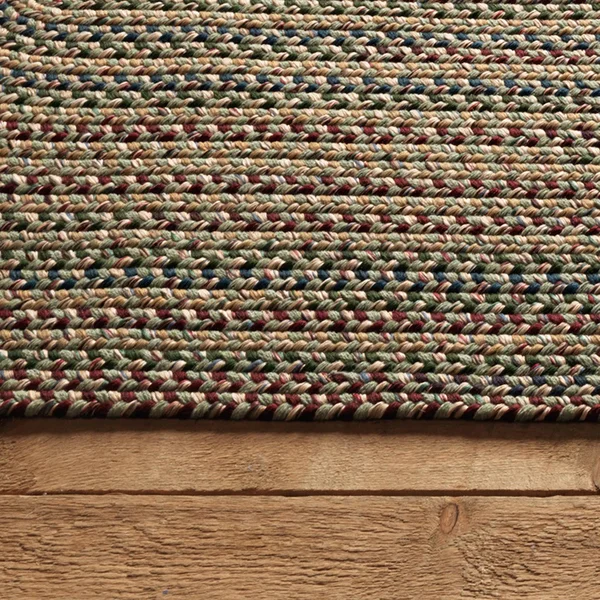 Colonial Mills Worley Dark Green Rug - 2 ft x 11 ft Runner Oval