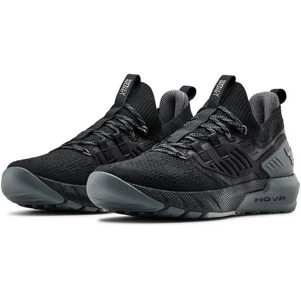 Under Armour Project Rock 3 Black/Grey Men's Training Shoes - Size: 9.5